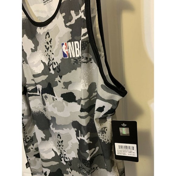 NBA Camouflage Muscle T Shirt Men’s Sz L NWT Rare‎ - Picture 4 of 6